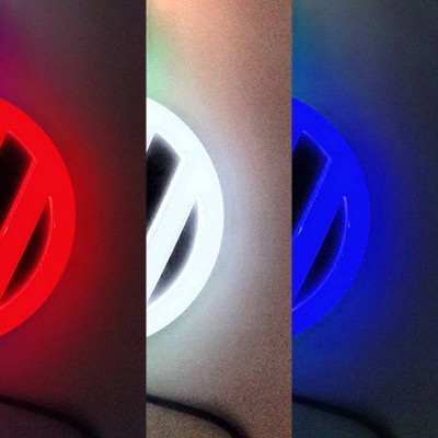 Car Logo Led Light Auto Car Emblem Badge 4d Car Logo Badge Led Light For Vw Bmw Chevrolet Mazda