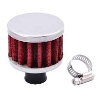 Universal 12mm Car Air Filter for Motorcycle Cold Air Intake High Flow Crankcase Vent Cover Mini Breather Filters